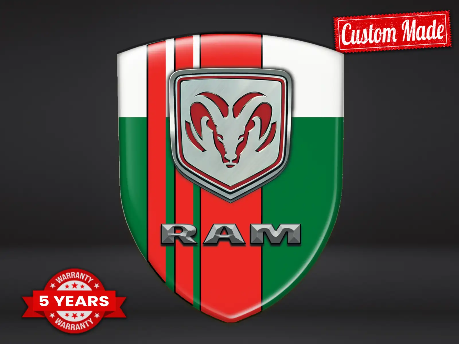Dodge Stickers Pare-Brise Max Durable Style Pro